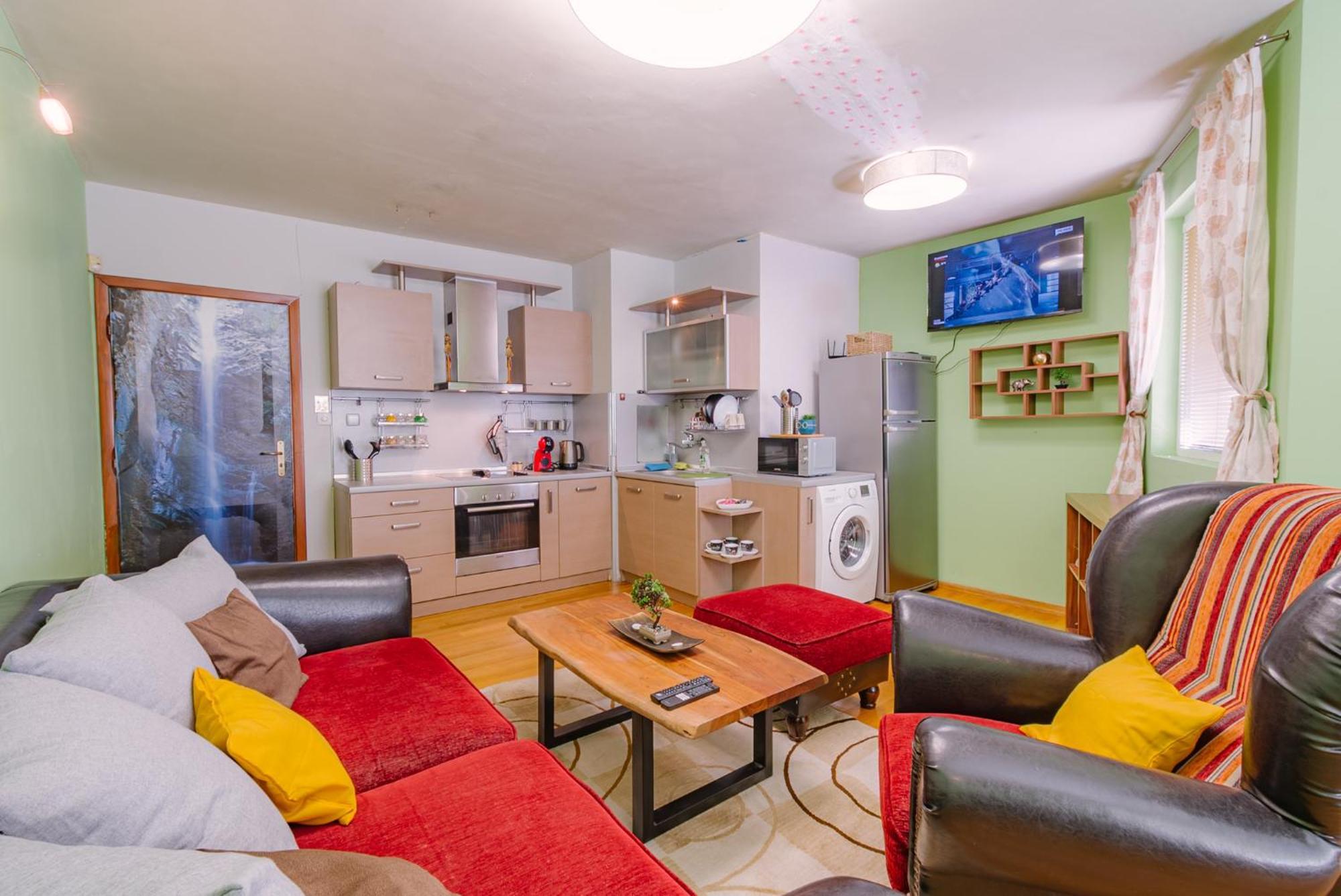 Top Center Spacious Apartment With Ac And Free Underground Parking София Экстерьер фото